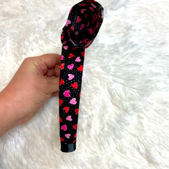 HANDMADE Heart Bow Tie Headband - Picture 4 of 14